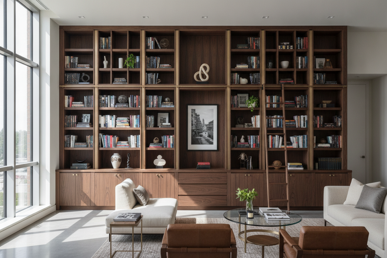 Bookcase Wall Unit Guide: Sizing, Storage Zoning, and Layout Planning ...