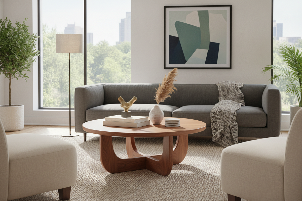 Design Coffee Table Guide: Modern Silhouettes, Material Harmony, and Living Room Fit
