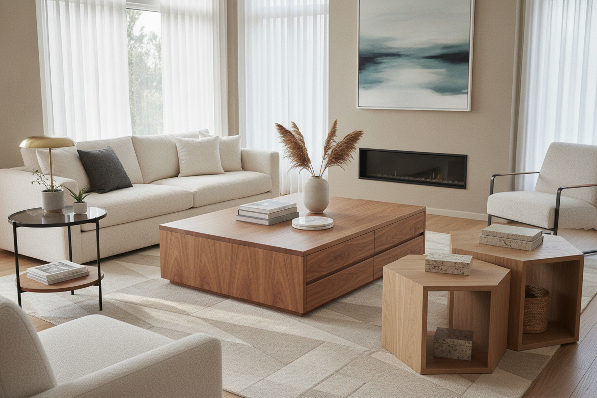 Living Room Tables Buyer Guide: Spatial Fit, Material Durability, and Storage Configurations