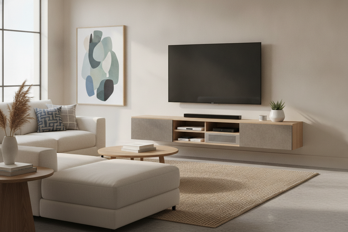 Small Media Shelf Guide: Compact Profiles, Ventilation, and Smart Storage Layouts