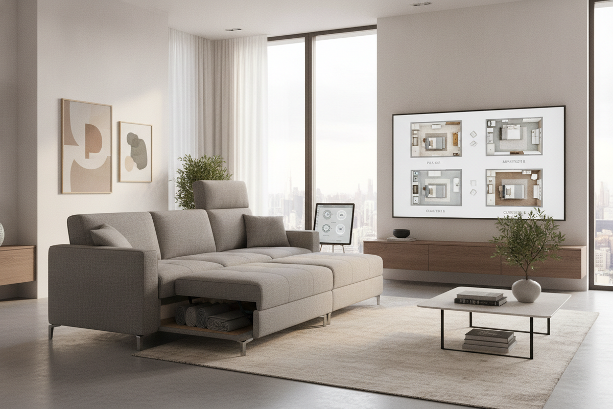 Smart Sofa Beds Buying Guide: Mechanisms, Integrated Storage, and Layo ...