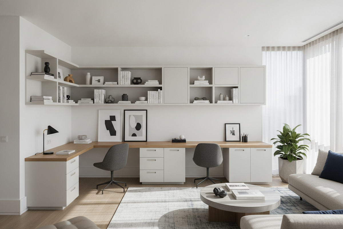 Modern Built In Desks: Layout Ideas, Storage Integration, and Design Guide