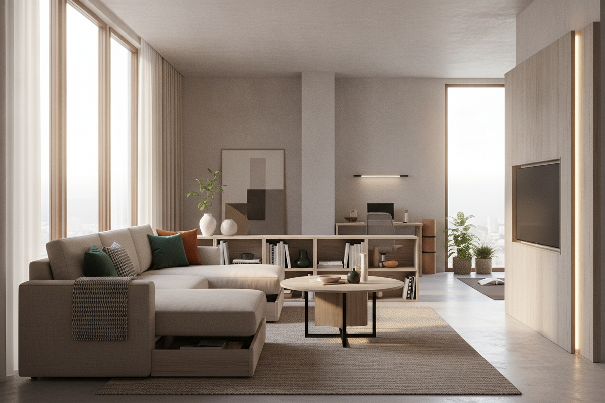 Multifunctional Furniture Guide: Space-Saving Designs, Layout Strategies, and Smart Room Zoning