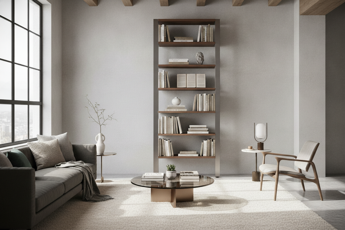 Narrow Book Shelf Guide: Spatial Proportions, Stability, and Small-Footprint Storage