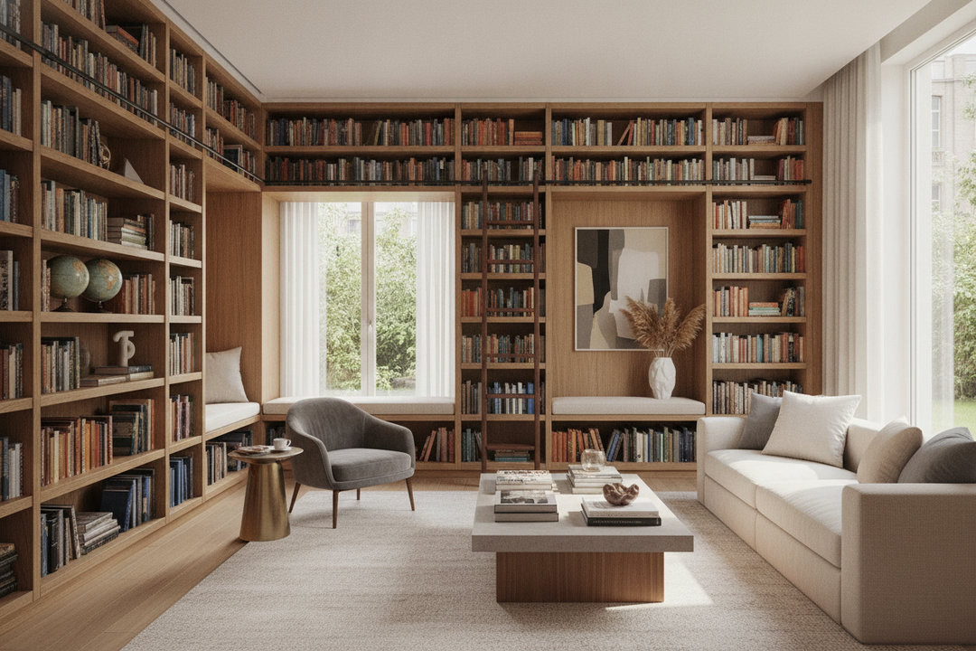 Rooms with Bookshelves: Layout and Design Tips