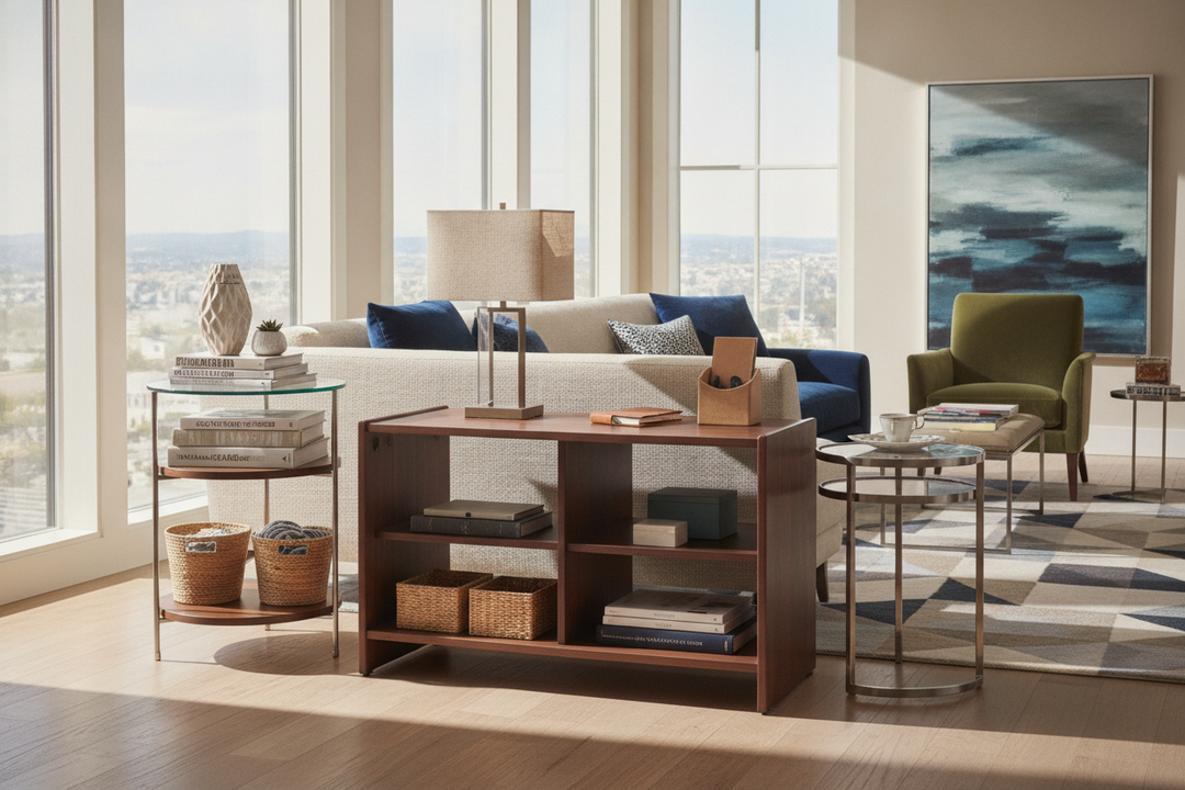 Side Table Shelf Guide: Sizing and Storage Tips