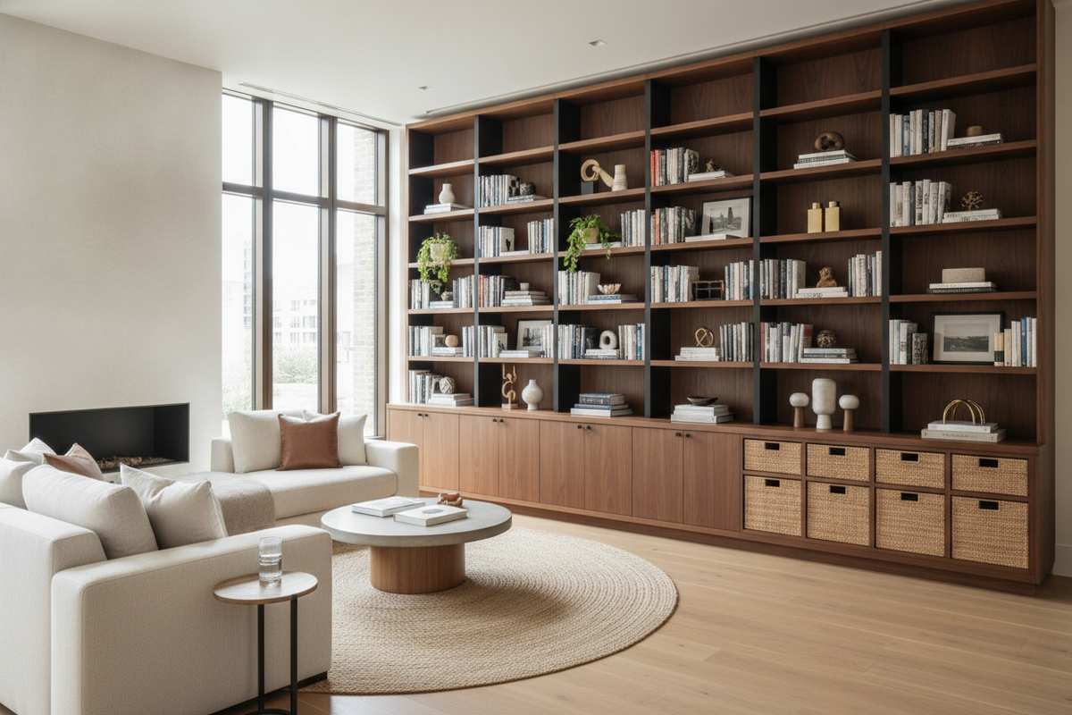 At Home Bookcase Layouts and Storage Guide