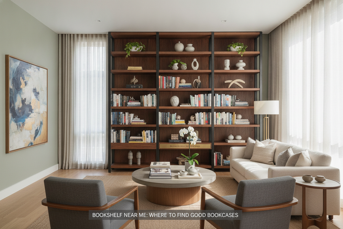 Bookshelf Near Me: Where to Find Good Bookcases