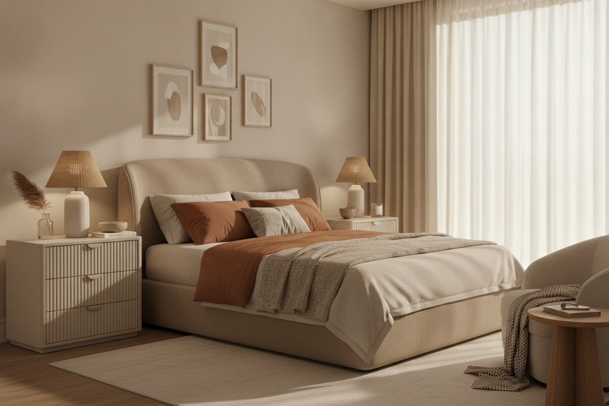 Cream Nightstands: Guide to Warm Bedroom Storage