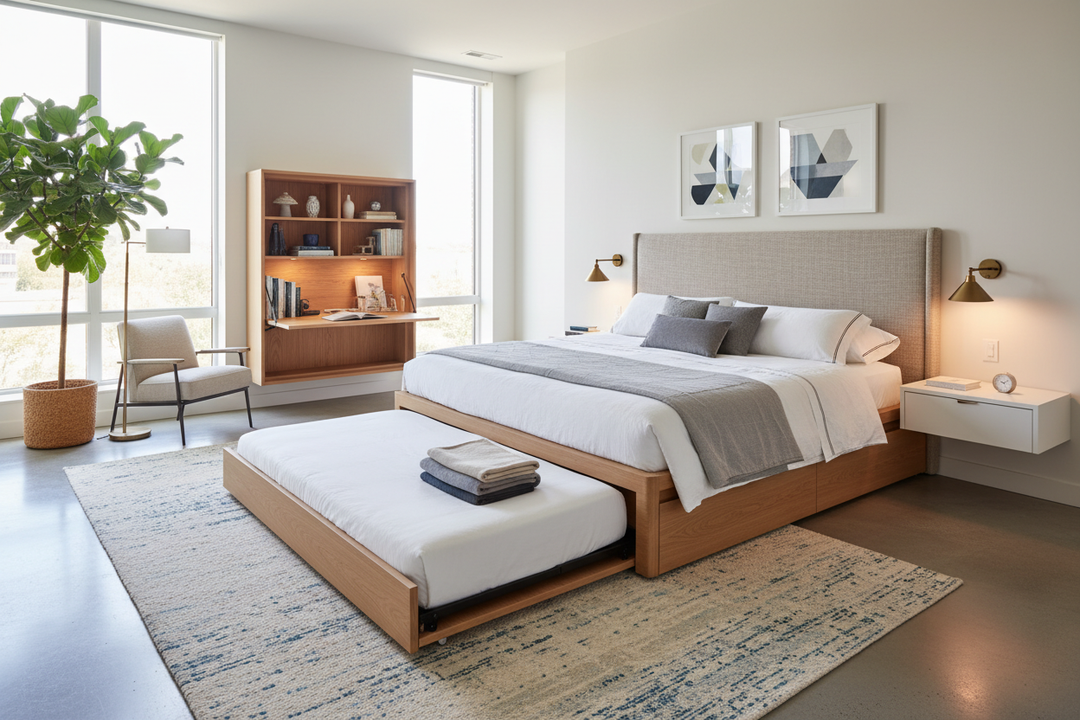 Queen Bed with Bed Underneath: The Ultimate Space-Saving Guide