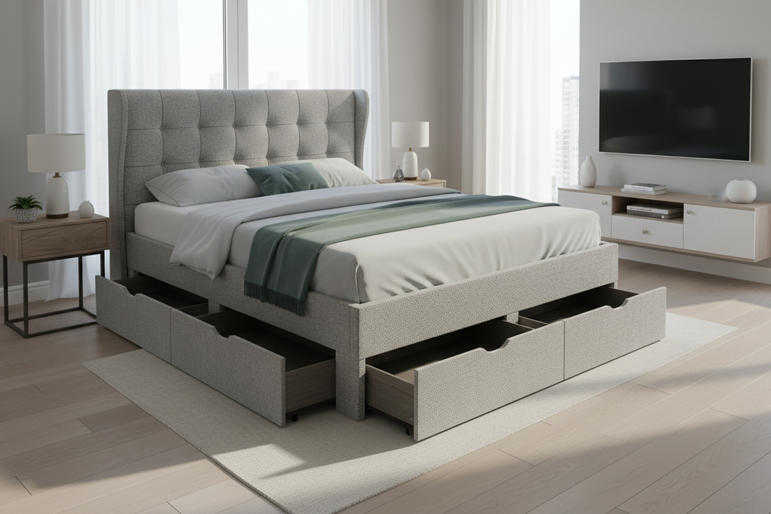 Is a Fabric Bed with Storage Drawers Worth the Investment?