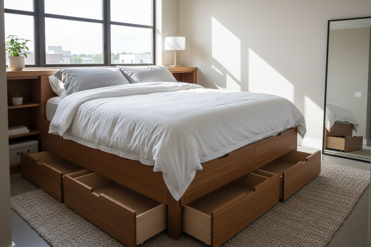 Maximize Your Space With The Right Bed Foundation Storage