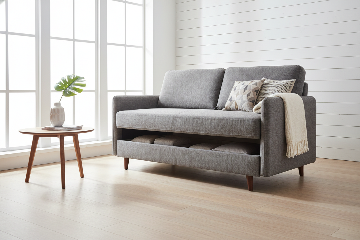 Master Small Living with the Perfect Sofabed and Storage