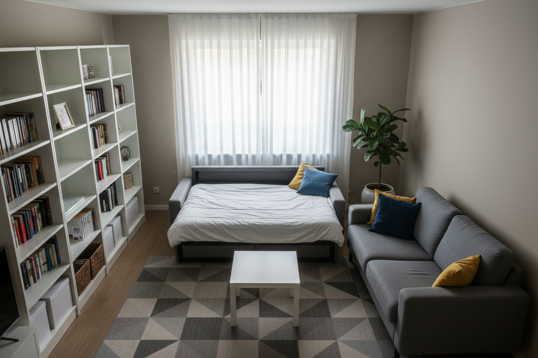 The Common Bed and Sofa IKEA Layout Mistake to Avoid