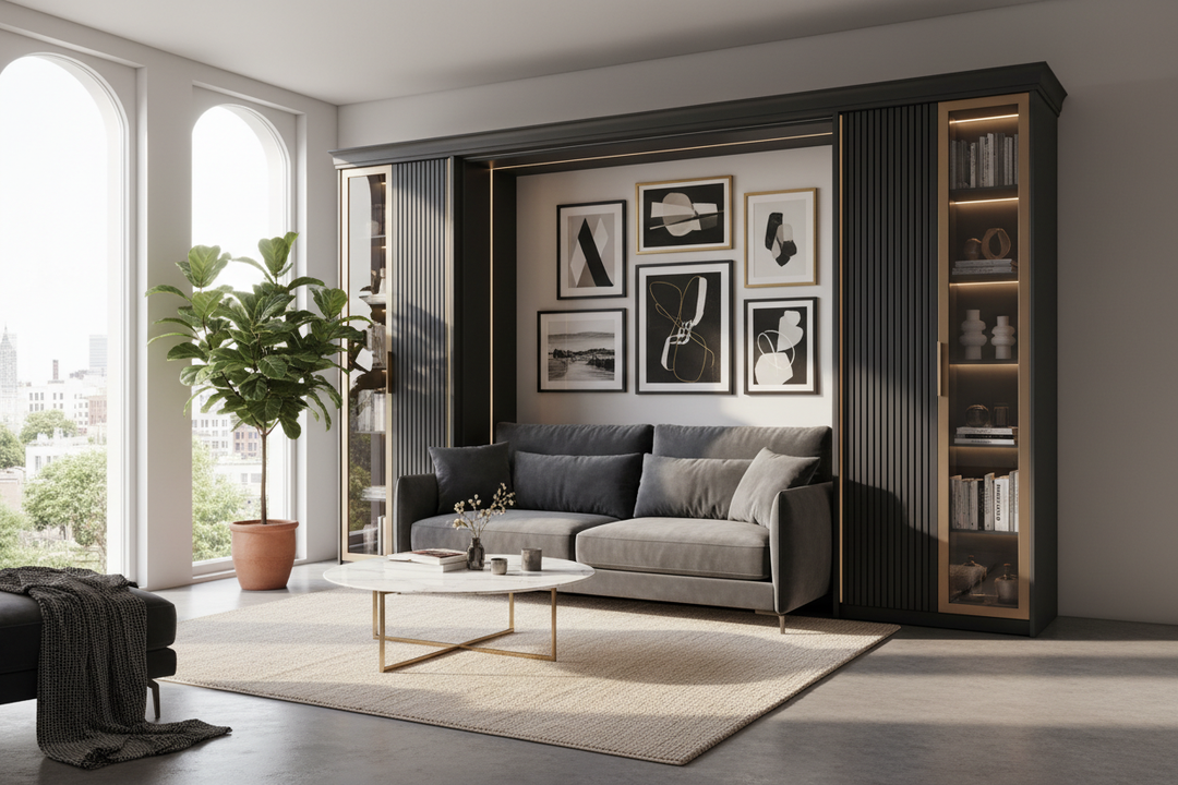 How to Style an IKEA Murphy Bed with Sofa for Luxury
