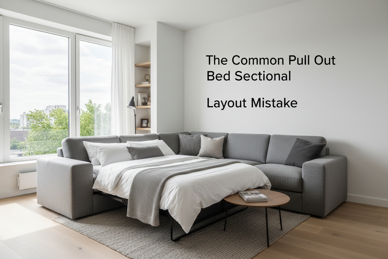 The Common Pull Out Bed Sectional Layout Mistake – HOMSEE