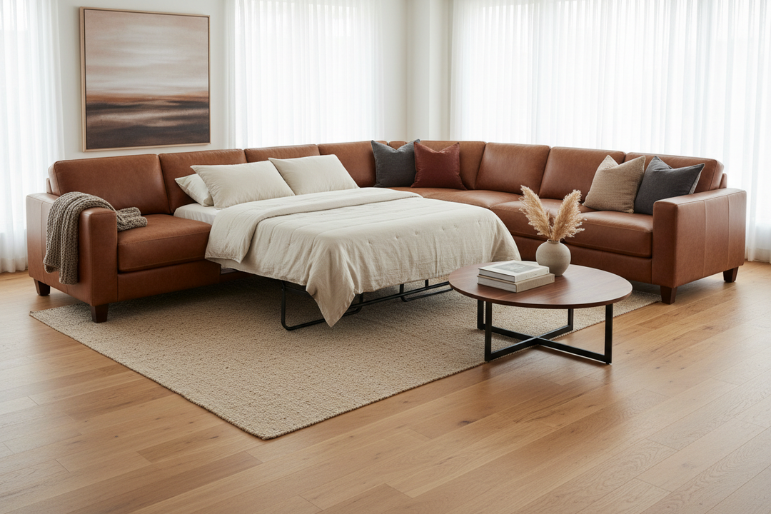 Is a Brown Leather Sectional Sleeper Worth the Investment?