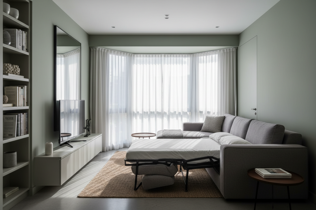 The Common Bed Couch Combo Layout Mistake to Avoid