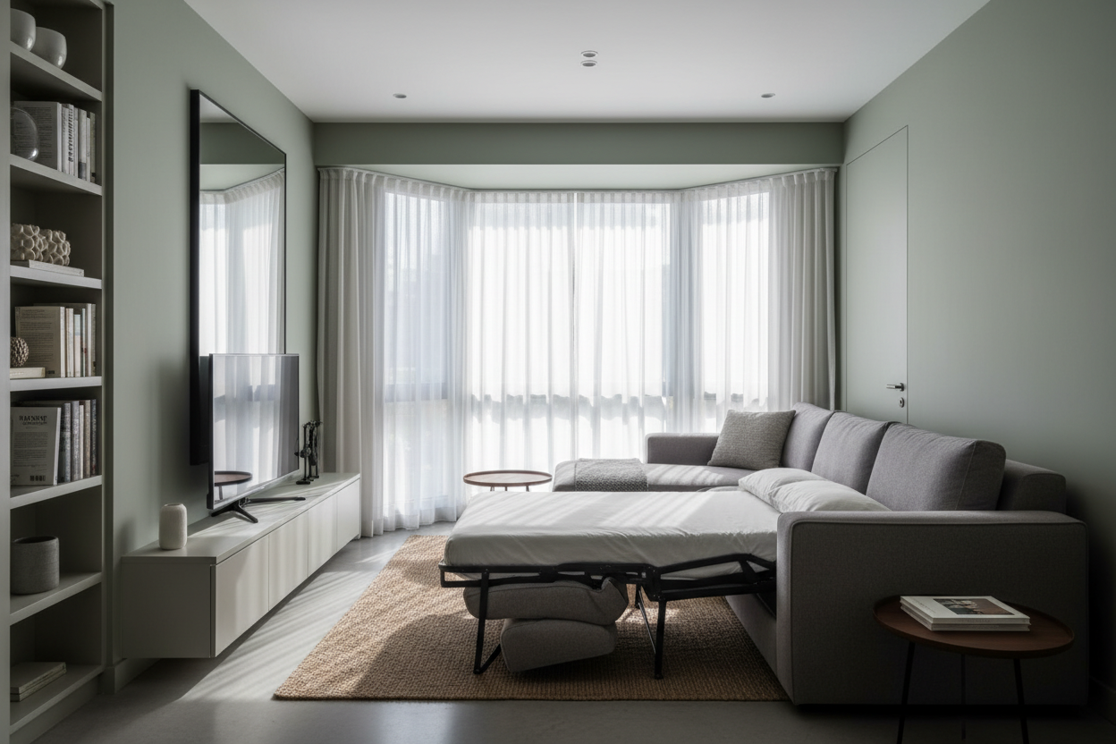 The Common Bed Couch Combo Layout Mistake to Avoid