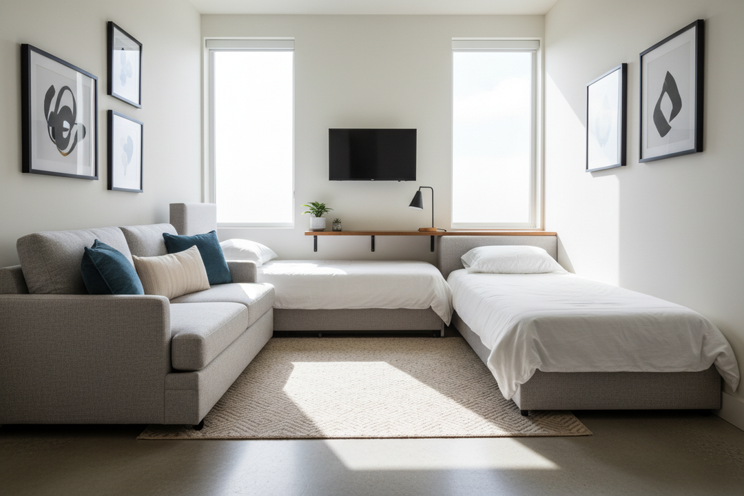Maximizing Small Rooms: The Twin Bed with Couch Design Guide