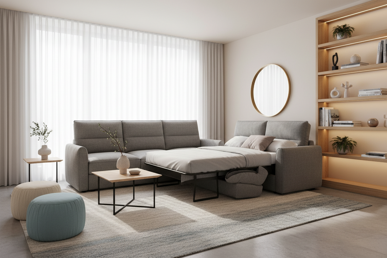 Elevate Your Space With This Layout Couch Bed Strategy