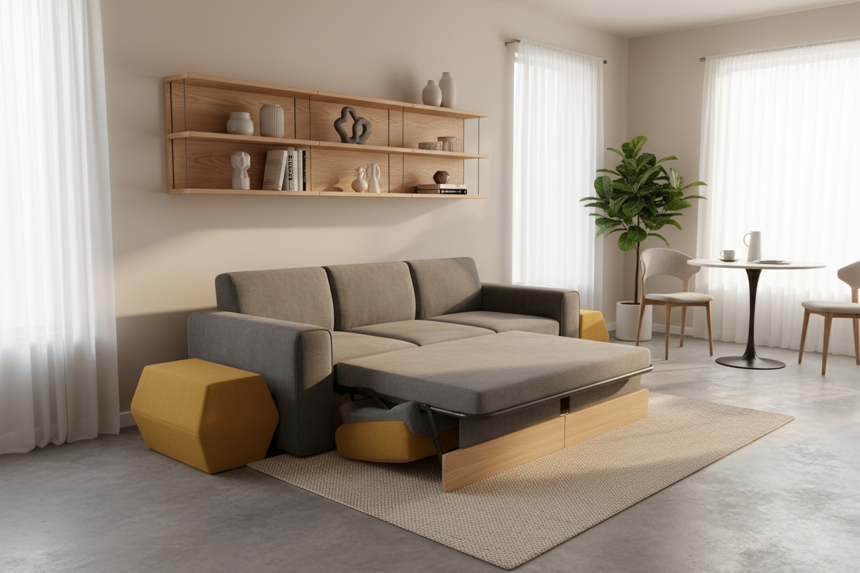 Elevate Your Space With This Creative Sofa Bed Design Strategy