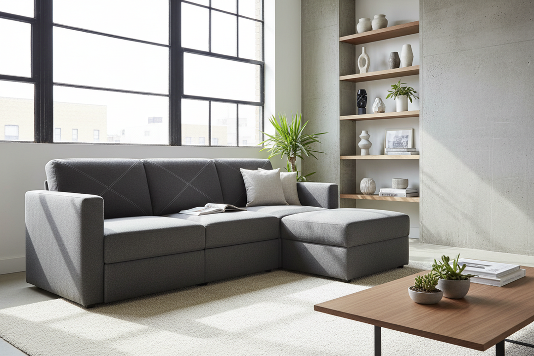Maximizing Studio Space With a Small Foldable Sofa Bed