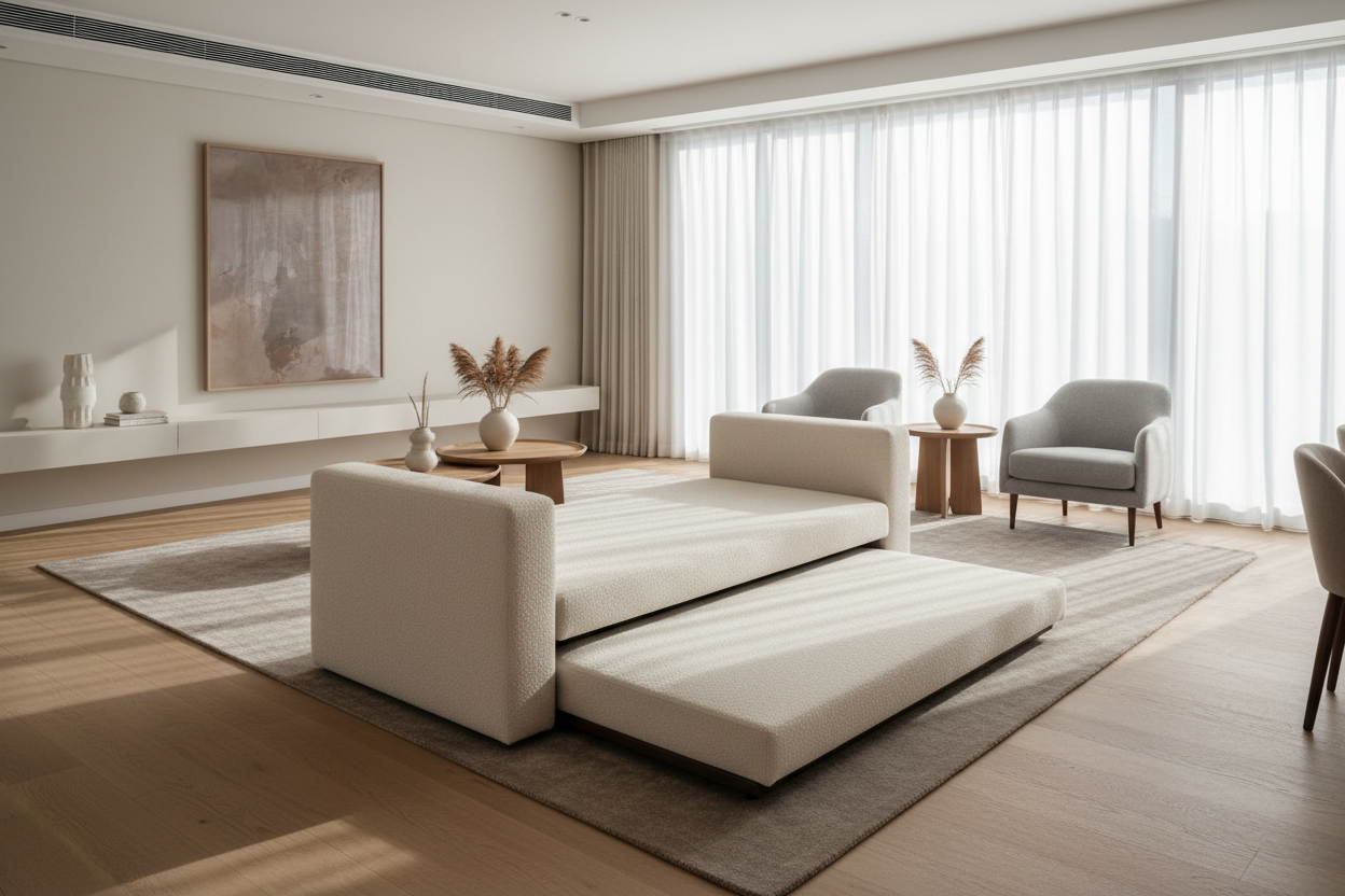 Why the Backless Daybed is the Ultimate Open-Concept Anchor
