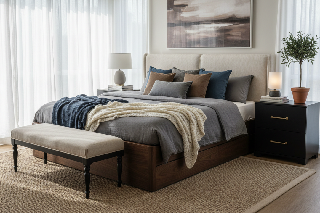 How to Style an IKEA Bed Setting for a High-End Look