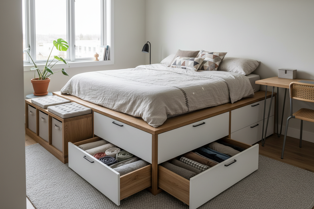 Stop Buying IKEA Bed Drawers Until You Check Your Layout