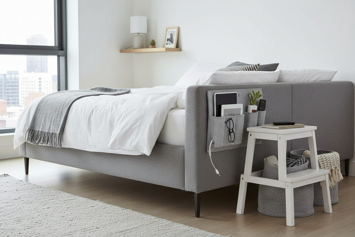 Mastering Small Space Design With a Bedside Organizer Ikea