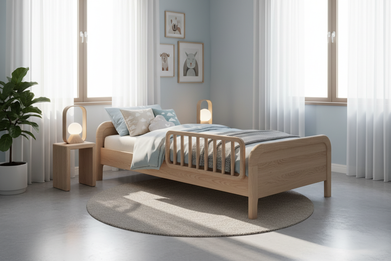 The Single Bed with Guard Rail: Safety Without Sacrificing Style