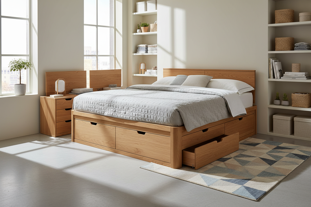 Mastering Small Spaces: The Single Platform Bed with Storage Guide
