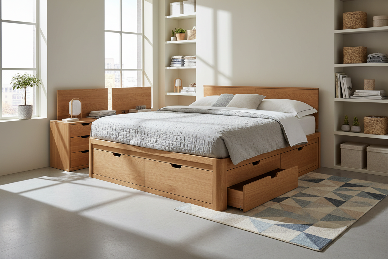 Mastering Small Spaces: The Single Platform Bed with Storage Guide