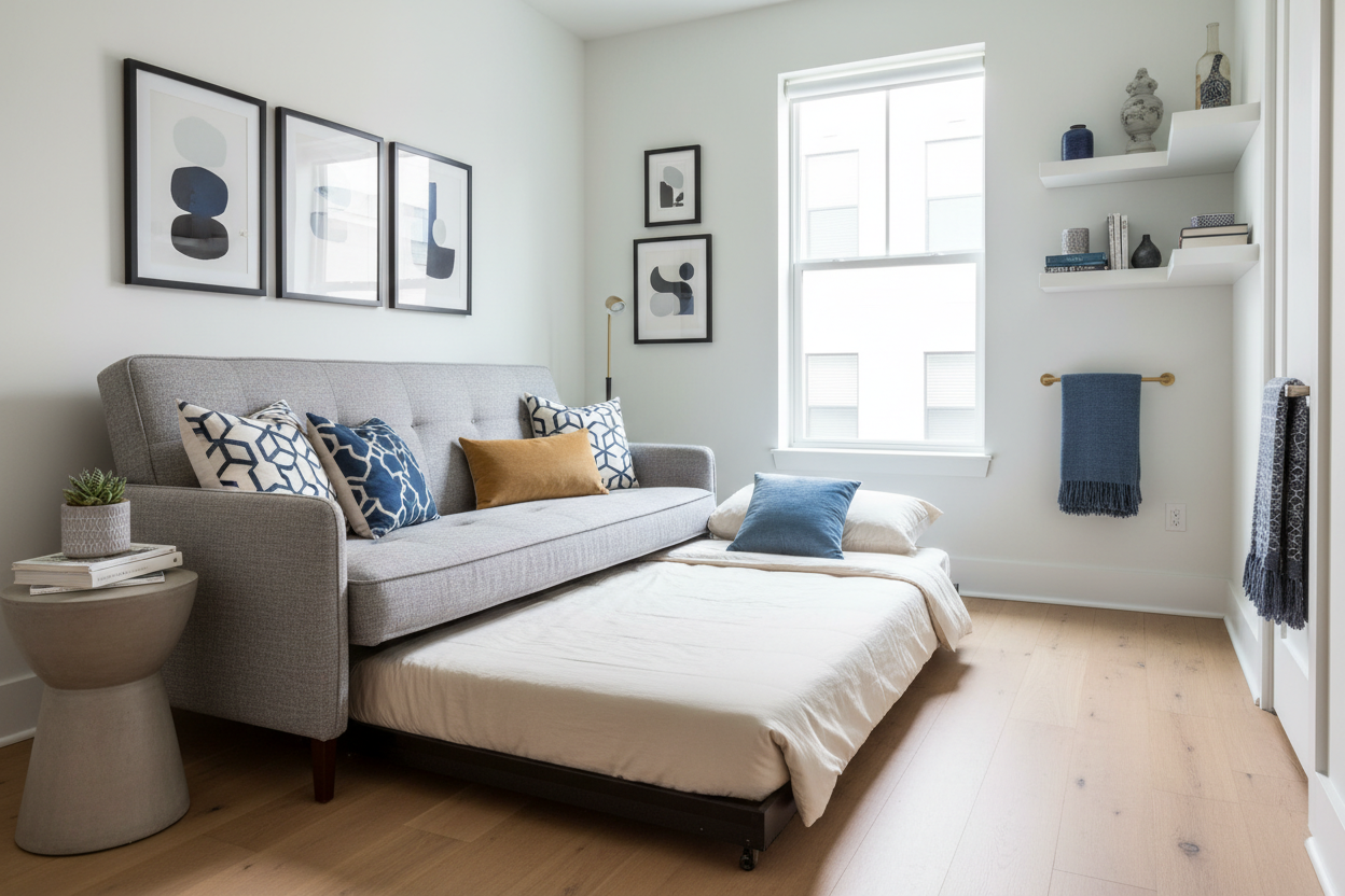 Mastering Small Spaces with a Futon and Trundle Bed