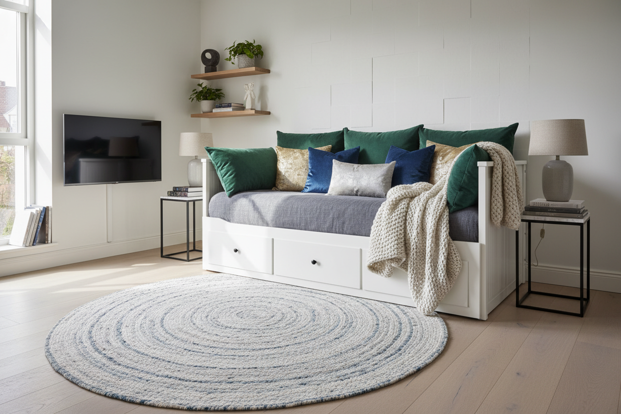 How to Style the Hemnes Daybed as a Luxury Sofa