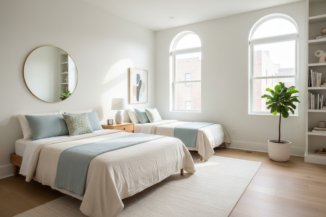 Mastering the Layout of a Full and Twin Bed Together