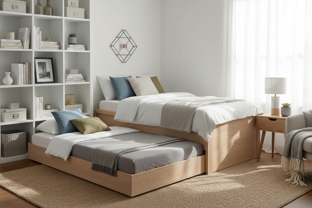 The Secret to Styling a Twin Bed Pull Out in Small Spaces