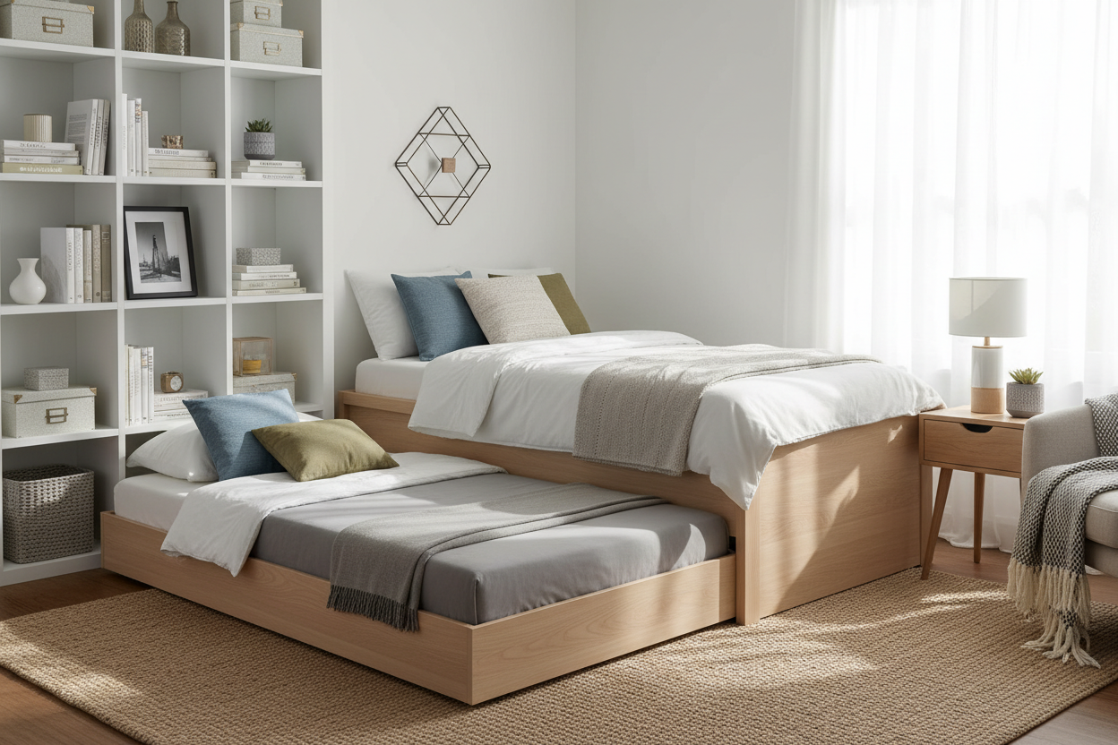 The Secret to Styling a Twin Bed Pull Out in Small Spaces