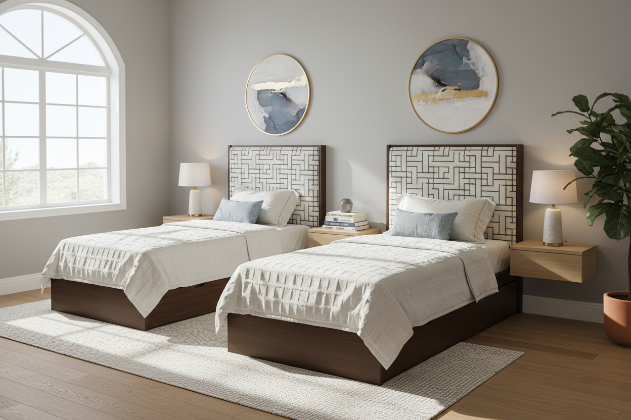 Elevate Your Space: Styling a Twin Bed Frame Headboard