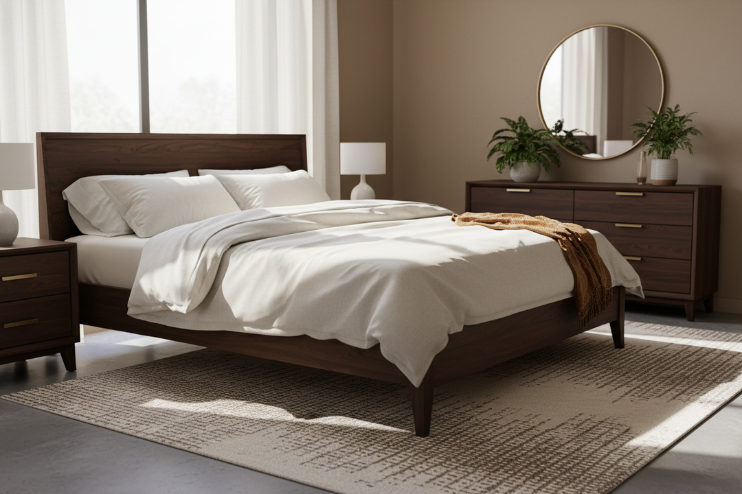 Brown Bed Frames: Styling Secrets for a Timeless Bedroom