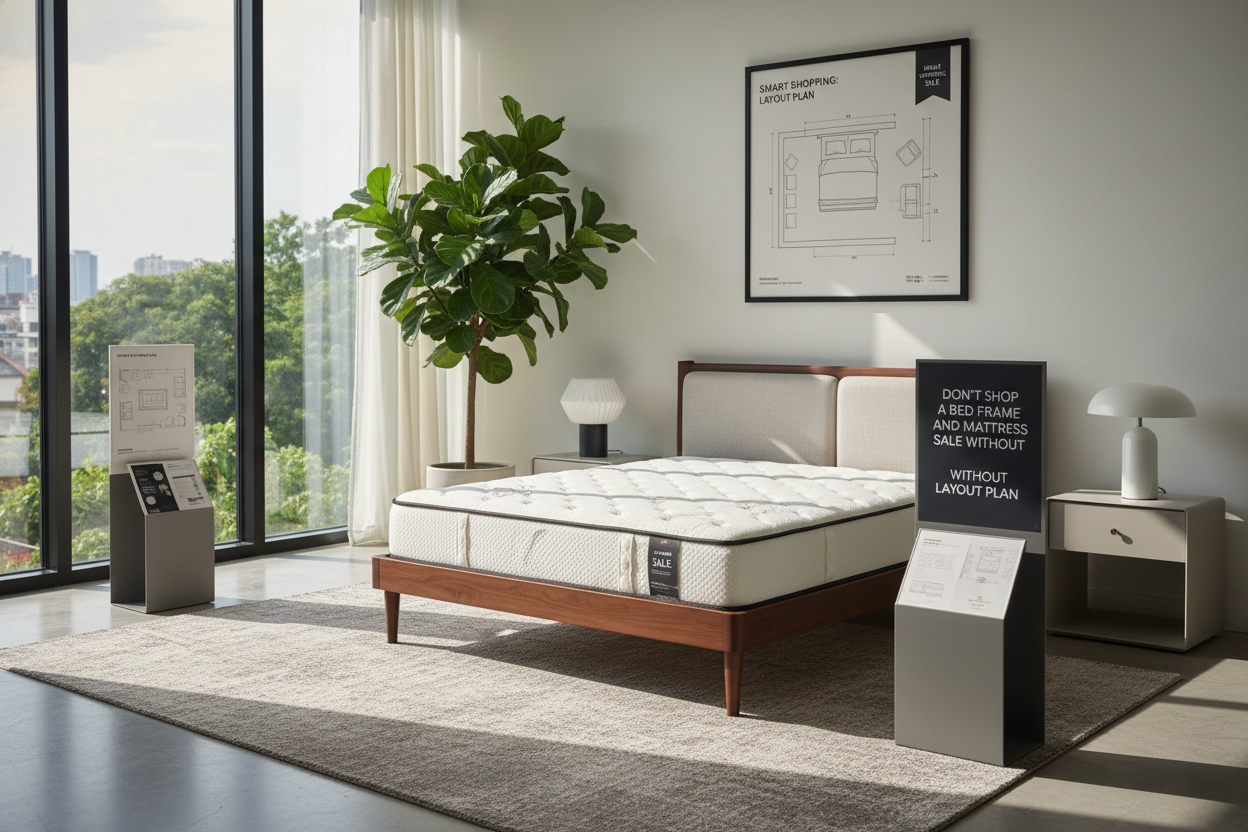 Don't Shop a Bed Frame and Mattress Sale Without This Layout Plan