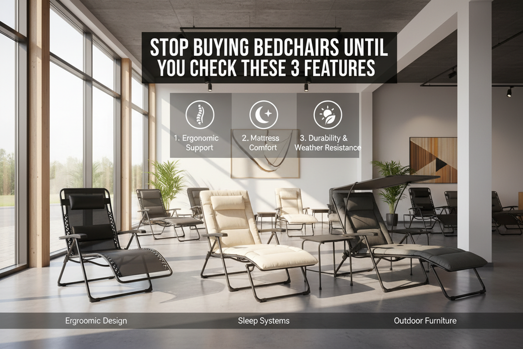 Stop Buying Bedchairs Until You Check These 3 Features