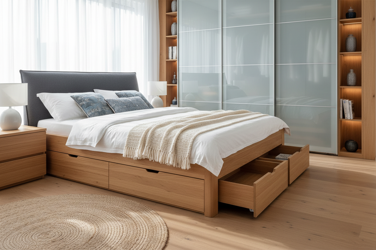 Maximize Space & Style: The Ultimate Bed Frame with Drawers Guide