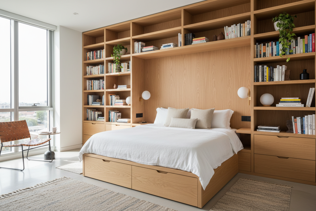Mastering the Bed on Bookshelves Look: A Designer’s Guide