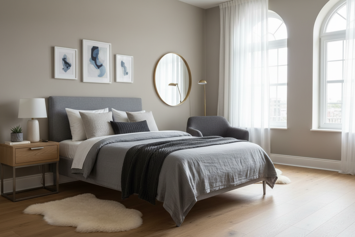 How to Style a Gray Twin Bed for a Timeless Look