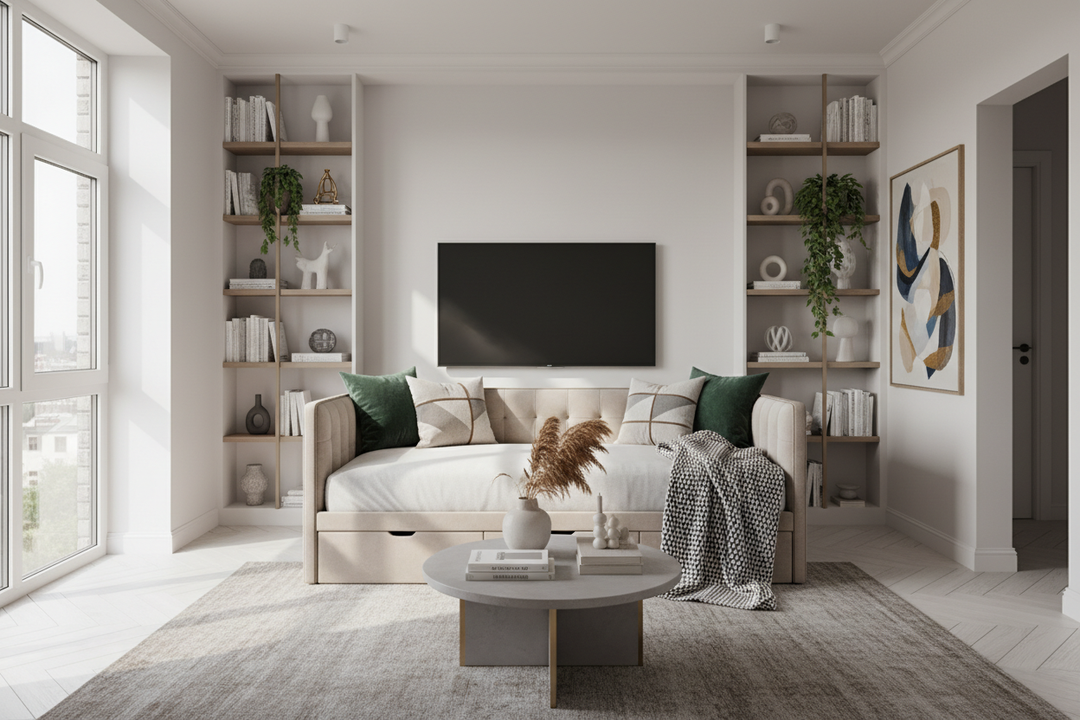 Styling a Bed for Living Room That Actually Looks Chic