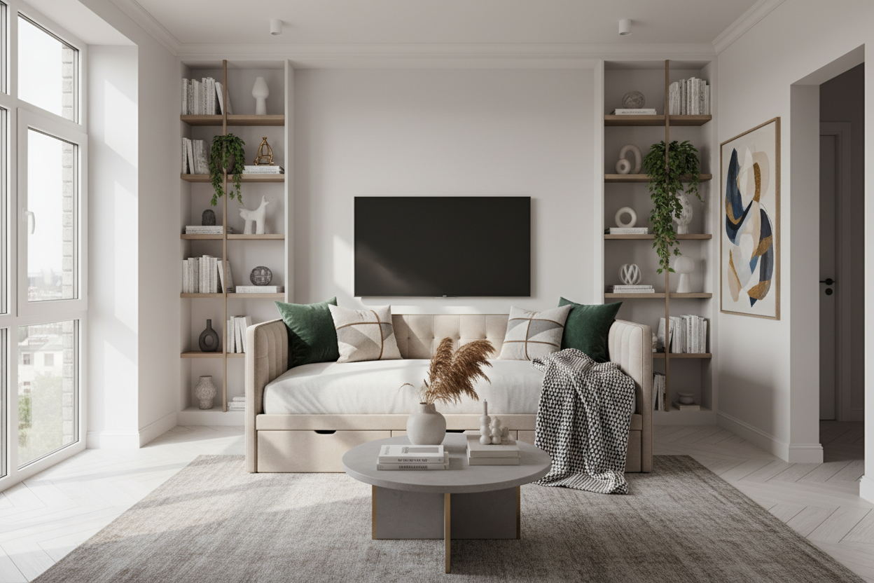 Styling a Bed for Living Room That Actually Looks Chic