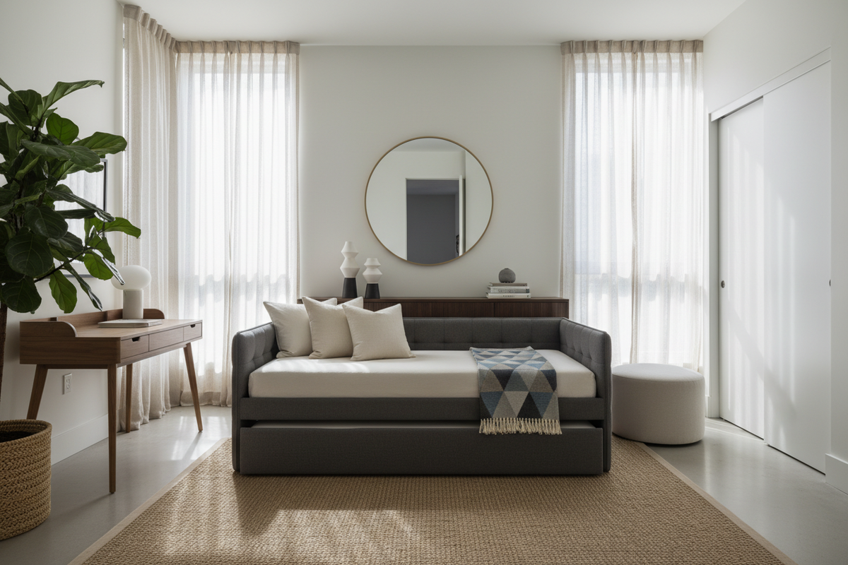 The Layout Mistake Ruining Your Contemporary Daybed with Trundle
