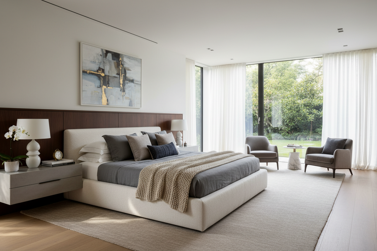 The Bedroom Bed Strategy Designers Use for Instant Luxury